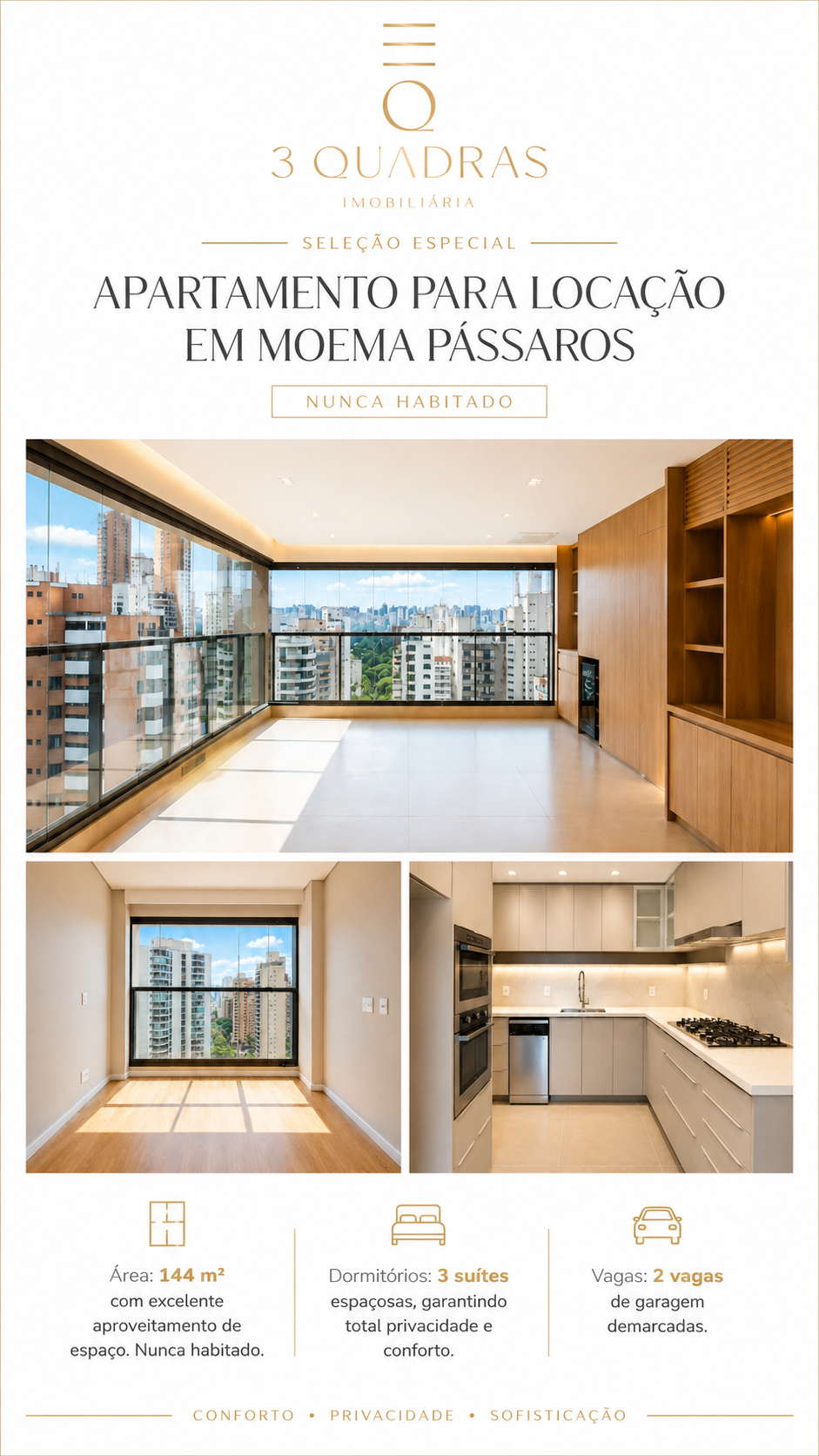 🌿 Viva Moema: 85m² de puro conforto e muita luz natural!